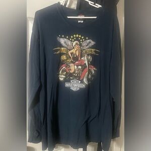 Y2K Harley-Davidson Men's Black Long Sleeve Tee Shirt
Visalia California Large